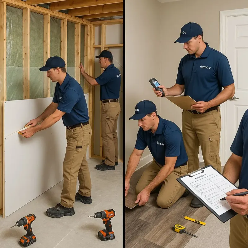 Repairs and Reconstruction process in Vinton, TX